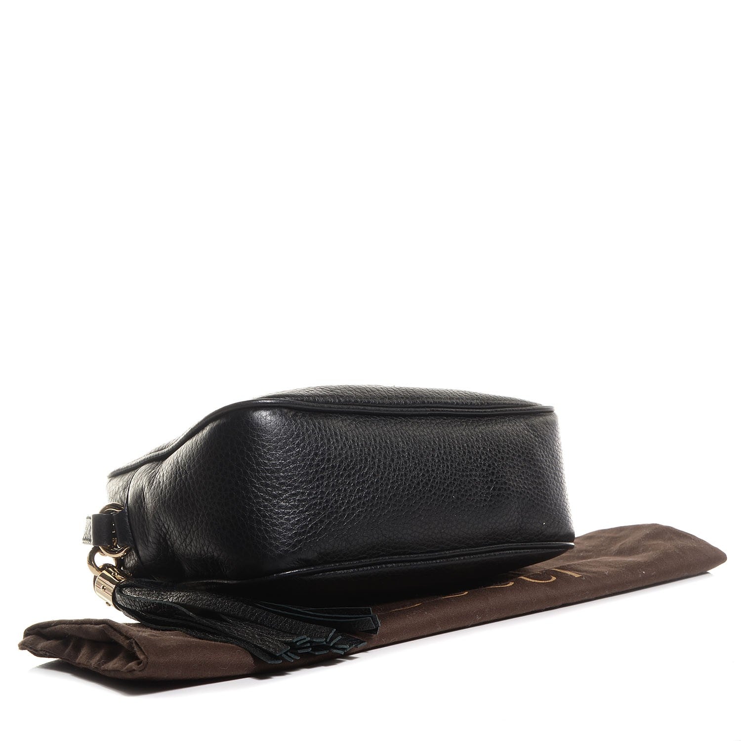 Gucci Pebbled Calfskin Small Soho Disco Bag Black 4 of 9