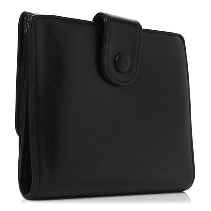 Chanel Lambskin Timeless CC Compact French Wallet Black 4 of 9