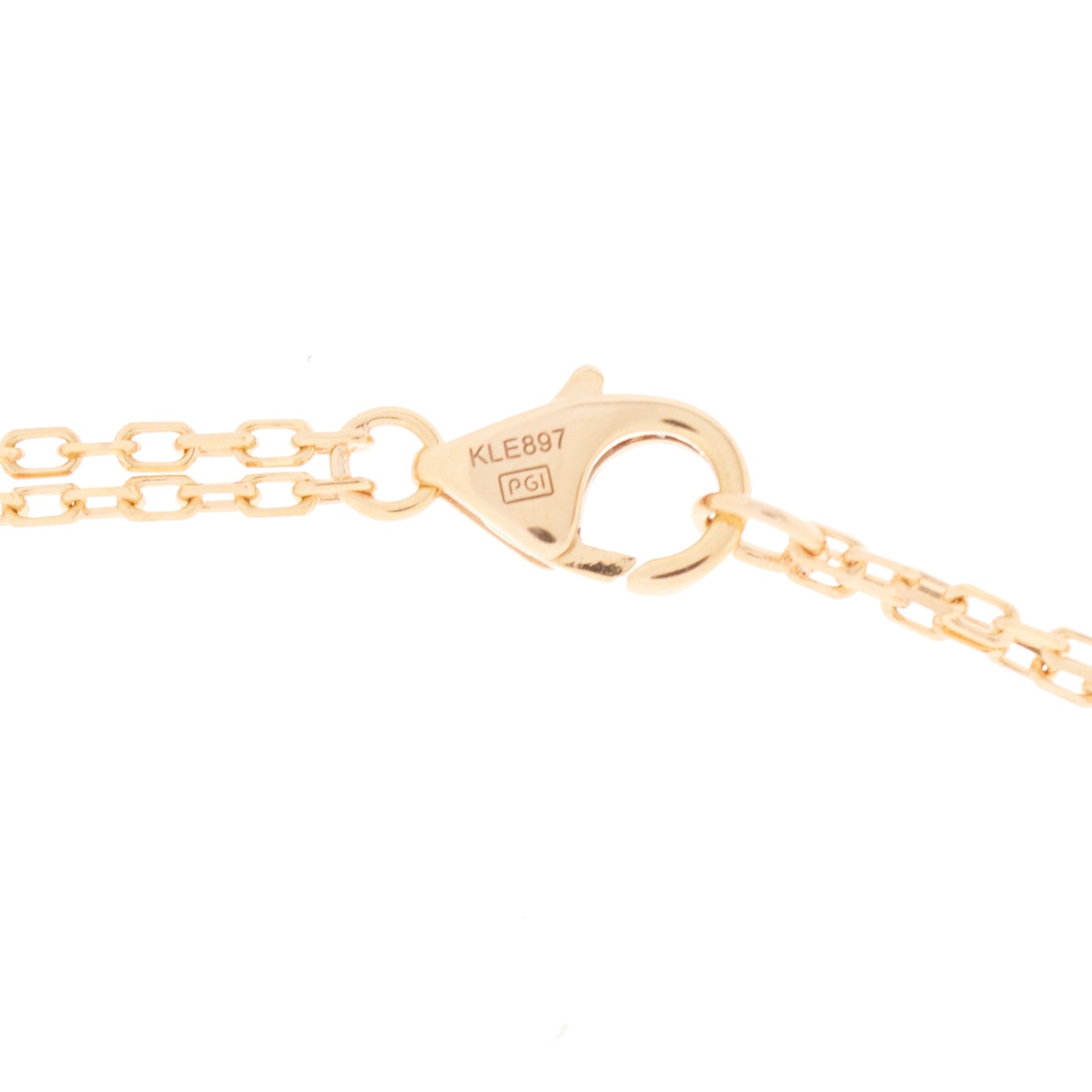 Cartier 18K Pink Gold 2 Diamond LOVE Necklace 4 of 4