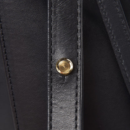 Mansur Gavriel Vegetable Tanned Calfskin Bucket Bag Black Flamma 14 of 22