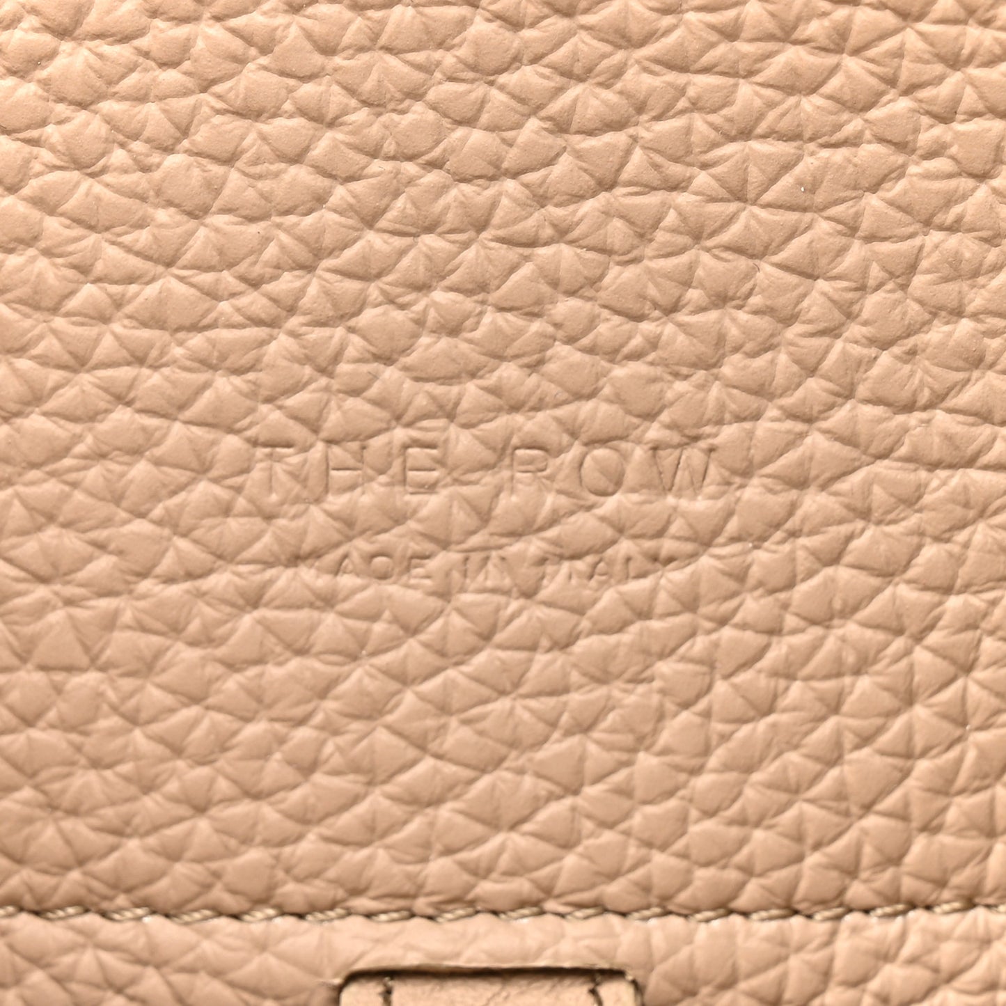 Grained Calfskin Soft Margaux 10 Bag Dark Taupe Dark Taupe
