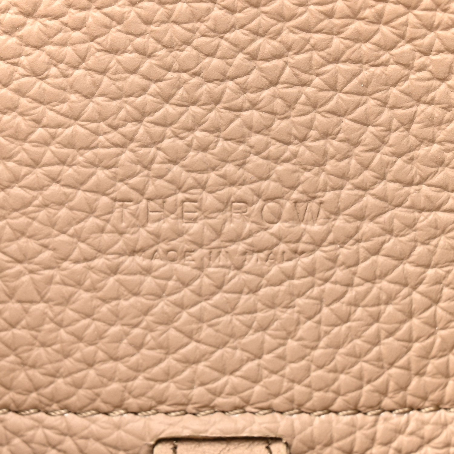 The Row Grained Calfskin Soft Margaux 10 Bag Dark Taupe Dark Taupe 6 of 10