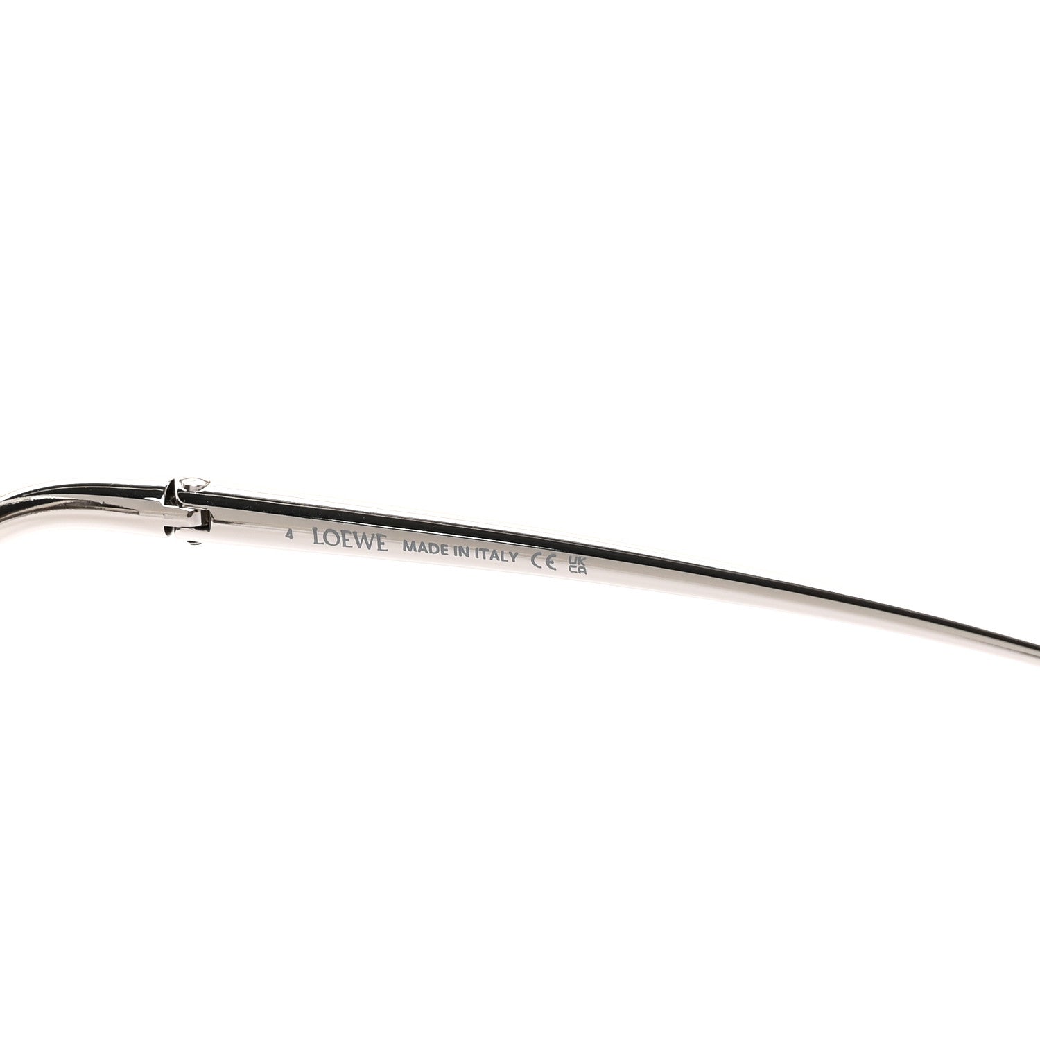 Loewe Metal Hillock Aviator Oversized Sunglasses LW40180U Silver 5 of 6