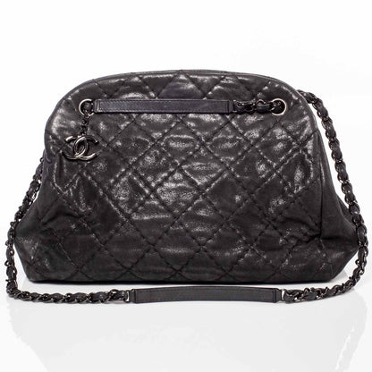 Chanel Iridescent Calfskin Large Just Mademoiselle Black 1 of 9