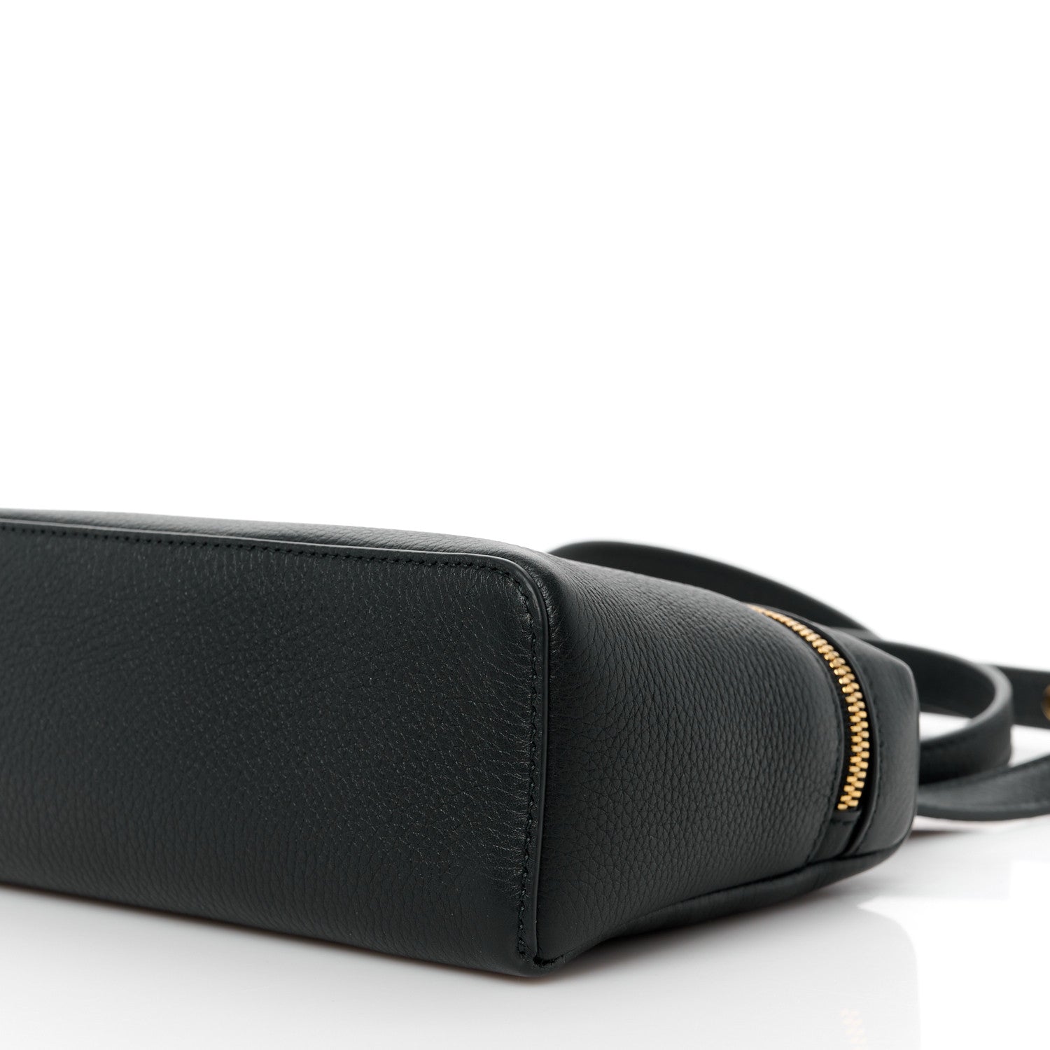 Loro Piana LORO PIANA Grained Calfskin L19 Extra Pocket Pouch Black 9 of 9