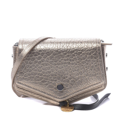 Jimmy Choo Metallic Grained Calfskin Arrow Crossbody Bag Light Gold 1 of 17
