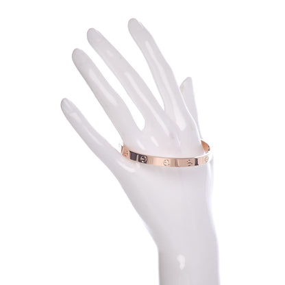 Cartier 18K Pink Gold LOVE Bracelet 18 3 of 10