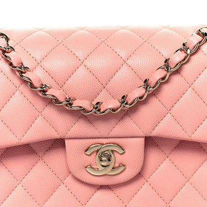 Chanel Caviar Quilted Small Double Flap Light Pink 9 of 12