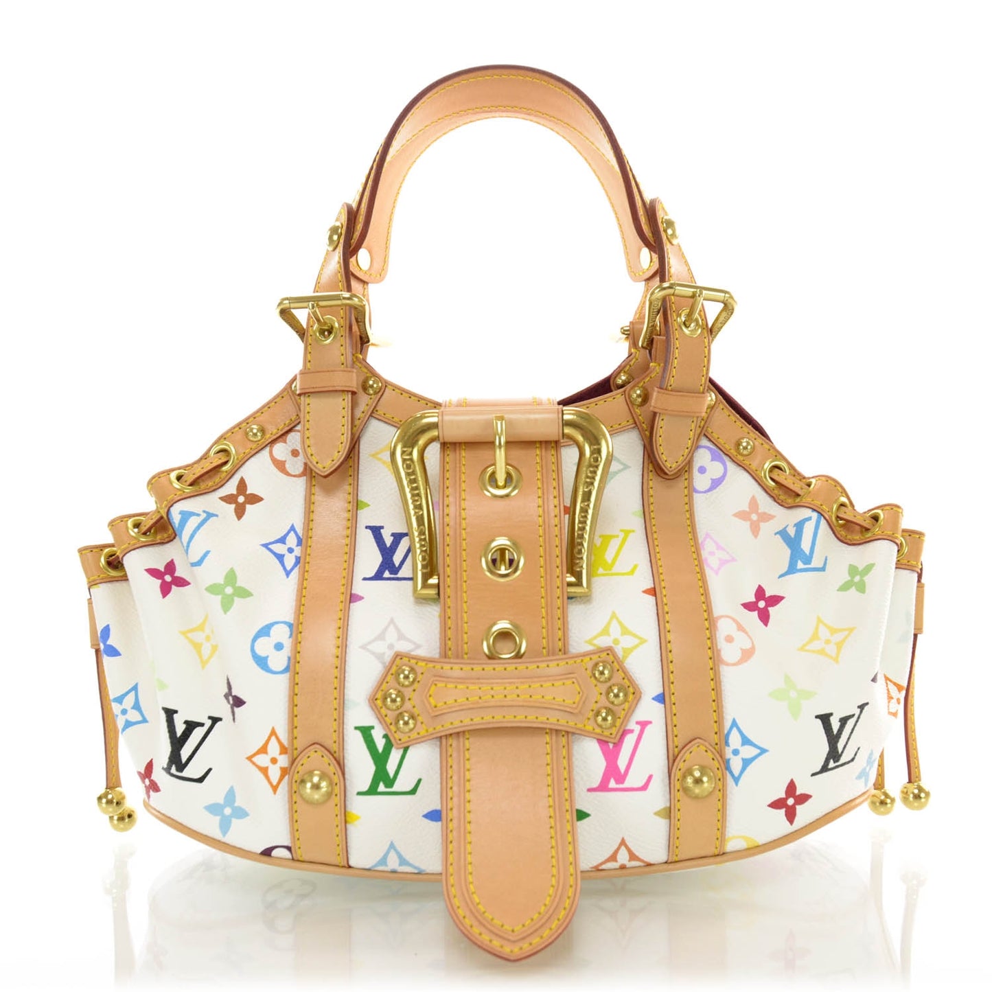 Monogram Multicolor Theda GM White