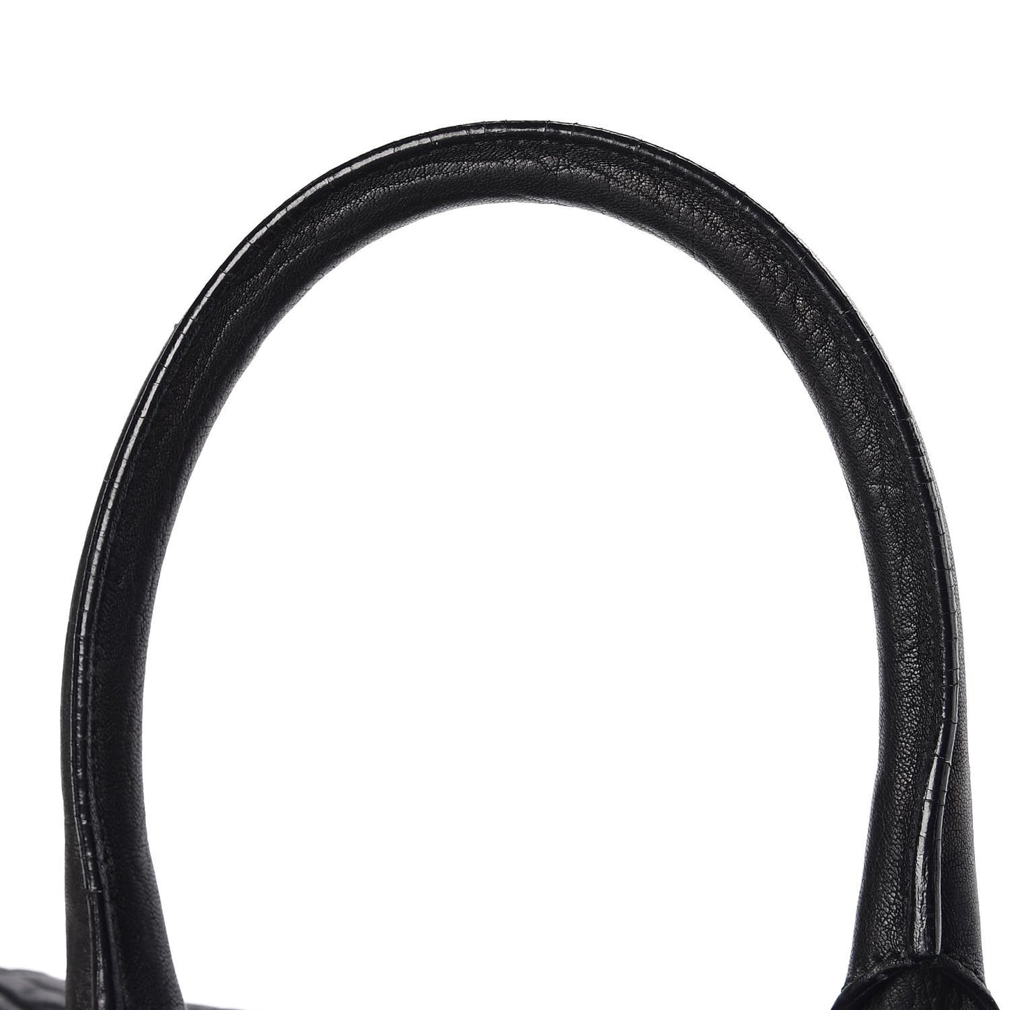 Pebbled Lambskin Medium Easy Sac Black
