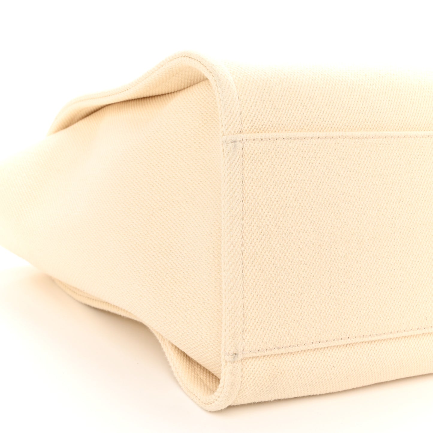 Canvas Pearl Medium Deauville Tote Ecru Beige