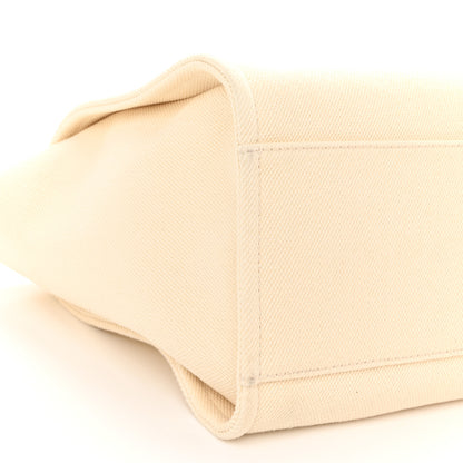 Chanel Canvas Pearl Medium Deauville Tote Ecru Beige 9 of 10