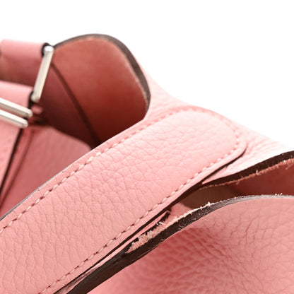 Hermes Taurillon Clemence Picotin Lock 18 PM Rose Sakura 11 of 12