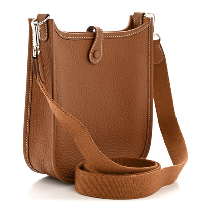 Hermes Taurillon Clemence Evelyne TPM Gold 2 of 10