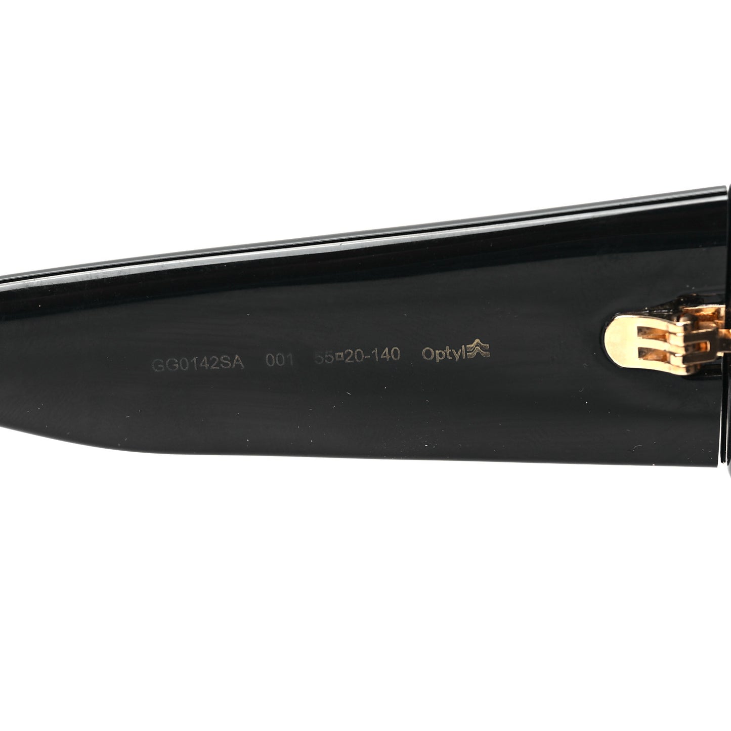 Acetate Square Frame Sunglasses GG0142SA Black