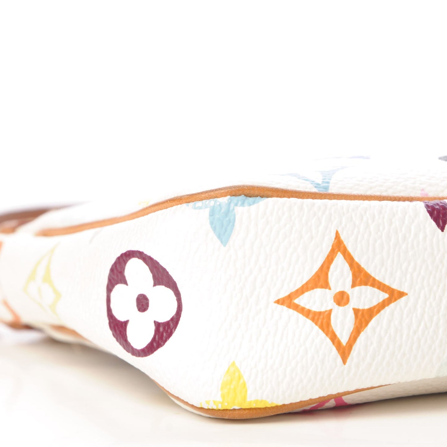 Monogram Multicolor Pochette Accessories White