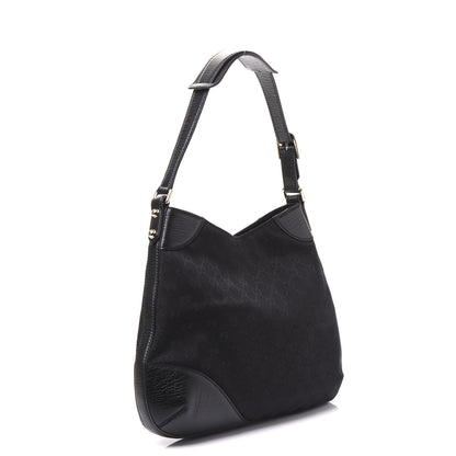 Gucci Monogram Hasler Hobo Black 2 of 9