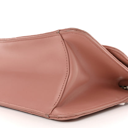 Salvatore Ferragamo Calfskin Quilted Gancini Flap Bag Antique Rose 9 of 10