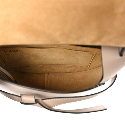 Loewe Soft Calfskin Jacquard Small Gate Crossbody Bag Sand 5 of 9