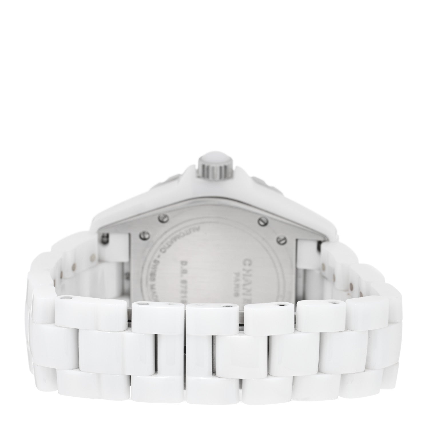 Chanel Stainless Steel Ceramic 38mm J12 Automatic Watch White 3 of 5