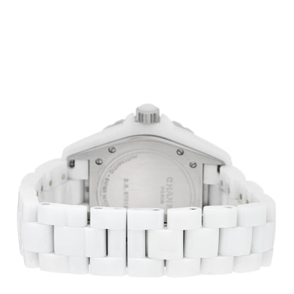 Chanel Stainless Steel Ceramic 38mm J12 Automatic Watch White 3 of 5