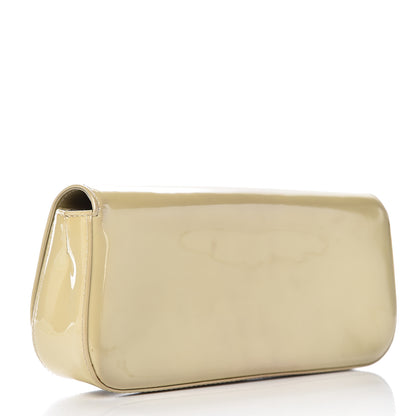Louis Vuitton Patent Sobe Clutch Blanc Corail 3 of 13