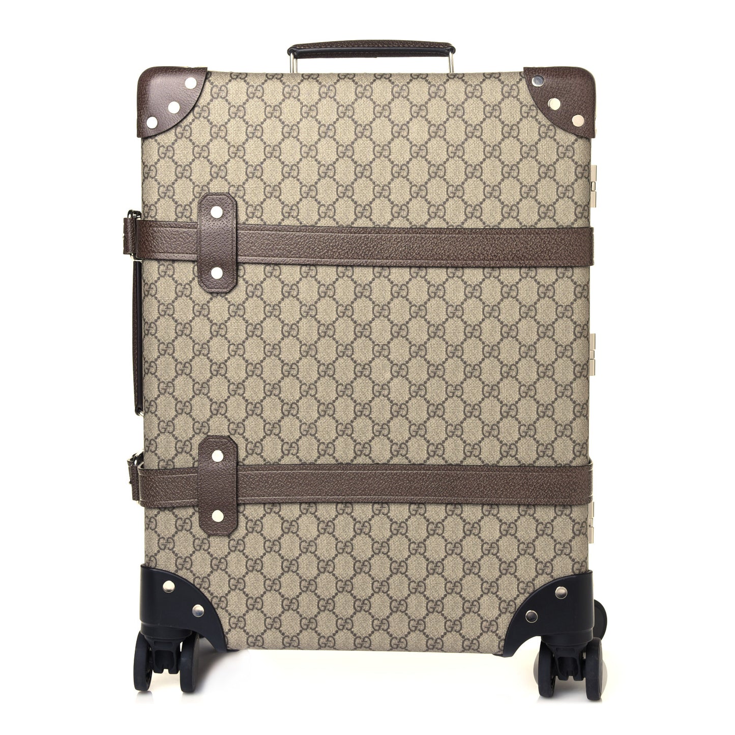 Supreme Monogram Globe-Trotter Carry-On Brown