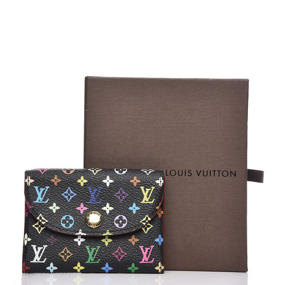 Louis Vuitton Monogram Multicolor Business Card Holder Black Grenade 8 of 8