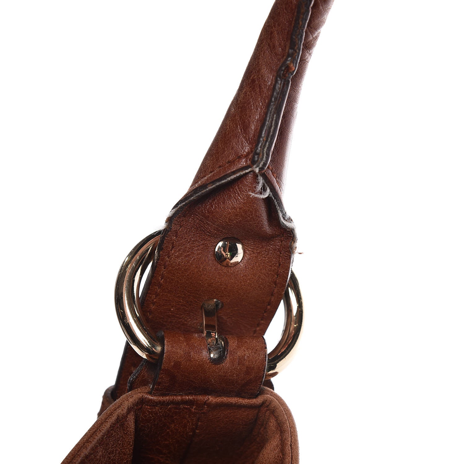 Gucci Calfskin Guccissima Trim Large Signoria Hobo Brown 9 of 19