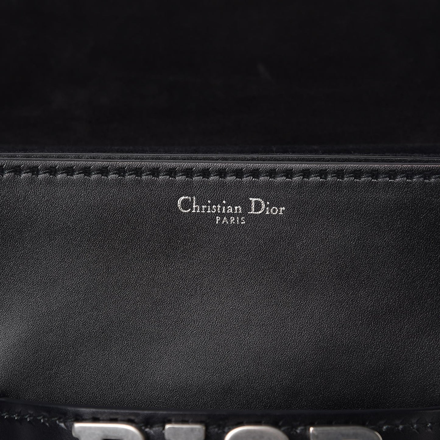 Smooth Calfskin Dio(r)evolution Flap Bag Black