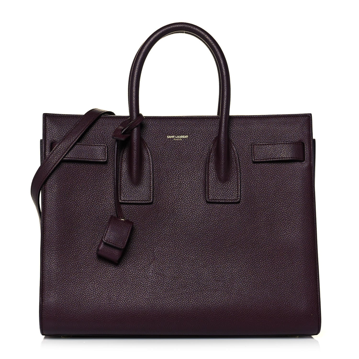 Saint Laurent Grained Calfskin Small Classic Sac De Jour Bordeaux 1 of 11