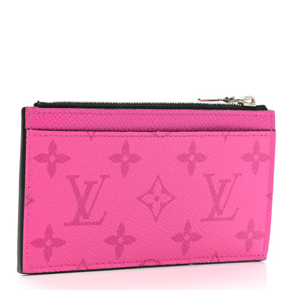 Louis Vuitton Taigarama Coin Card Holder Fuchsia 3 of 8