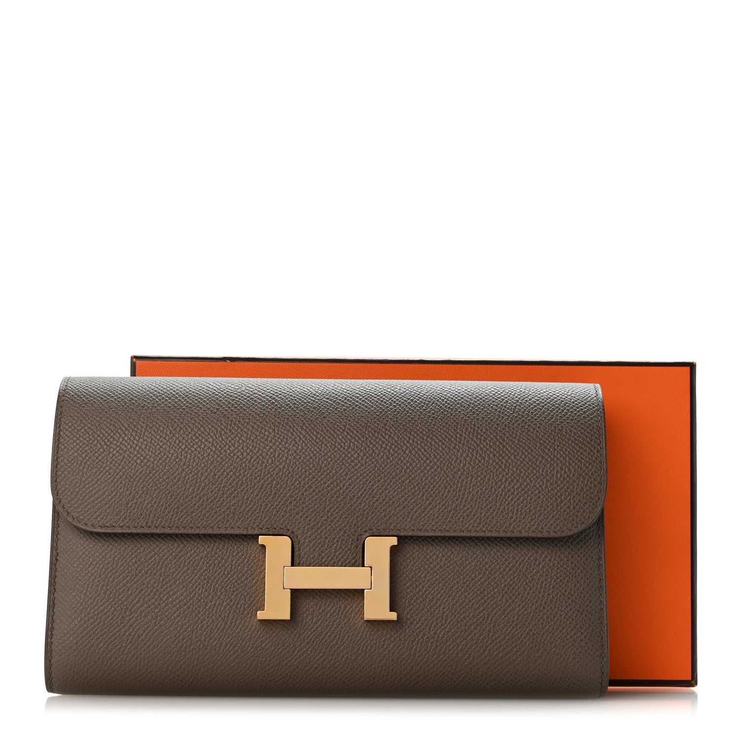 Hermes Epsom Constance Long Wallet Etain 9 of 9
