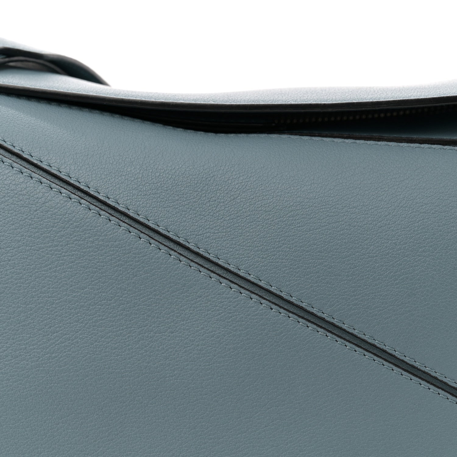 Loewe Calfskin Medium Puzzle Bag Stone Blue 8 of 11