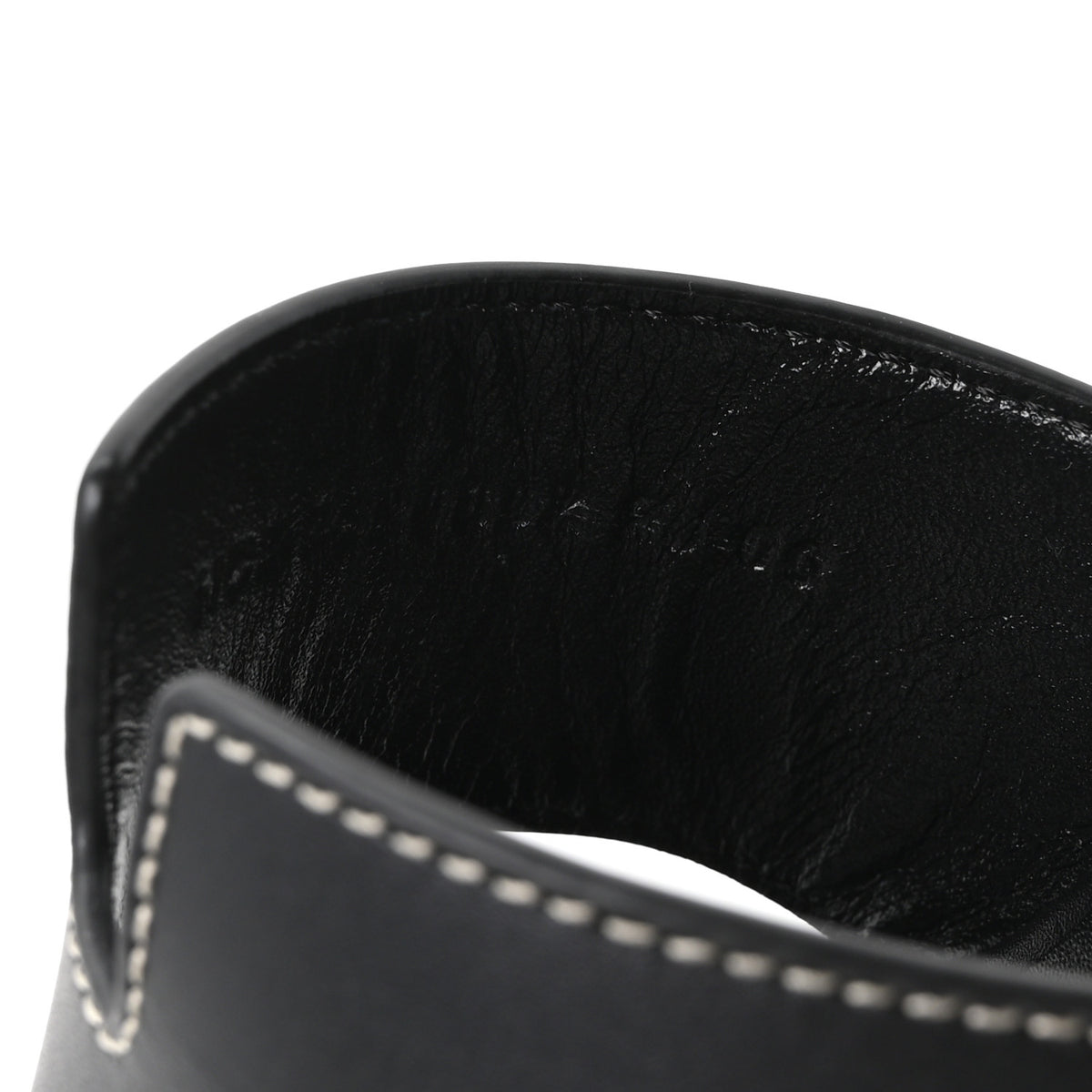Hermes Calfskin Helia Sandals 38 Black 9 of 10