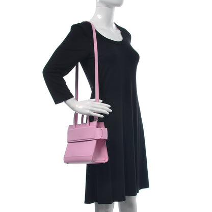Givenchy Grained Calfskin Mini Horizon Satchel Bright Pink 2 of 11