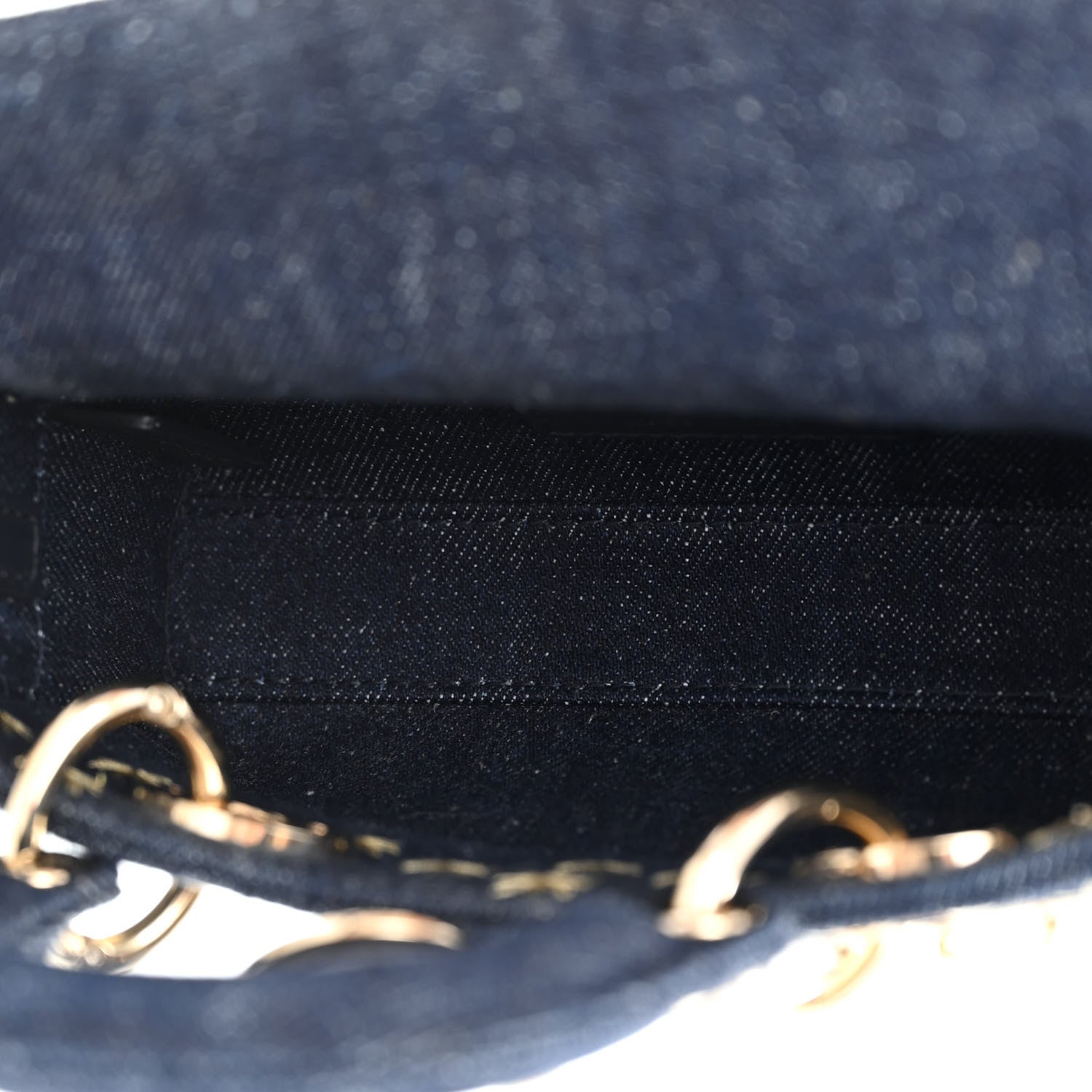 Christian Dior Denim Embroidered Star Lady D-Joy Blue 5 of 12