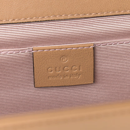 Gucci Lambskin Linea Matisse Shoulder Bag Natural Tan 7 of 11