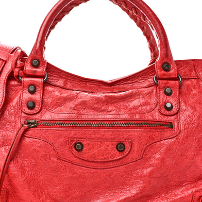 Balenciaga Agneau Classic Hardware City Rouge Coquelicot 9 of 11