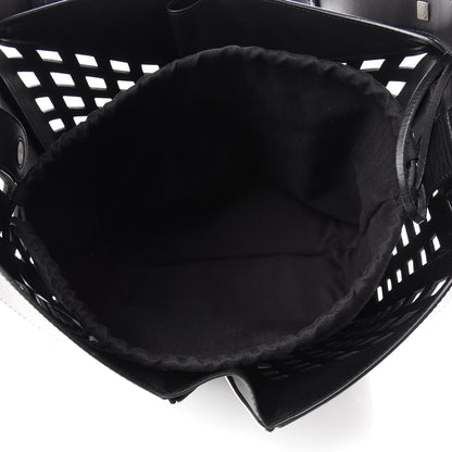Loewe Calfskin Medium Tulip Hammock Shoulder Bag Black 5 of 11