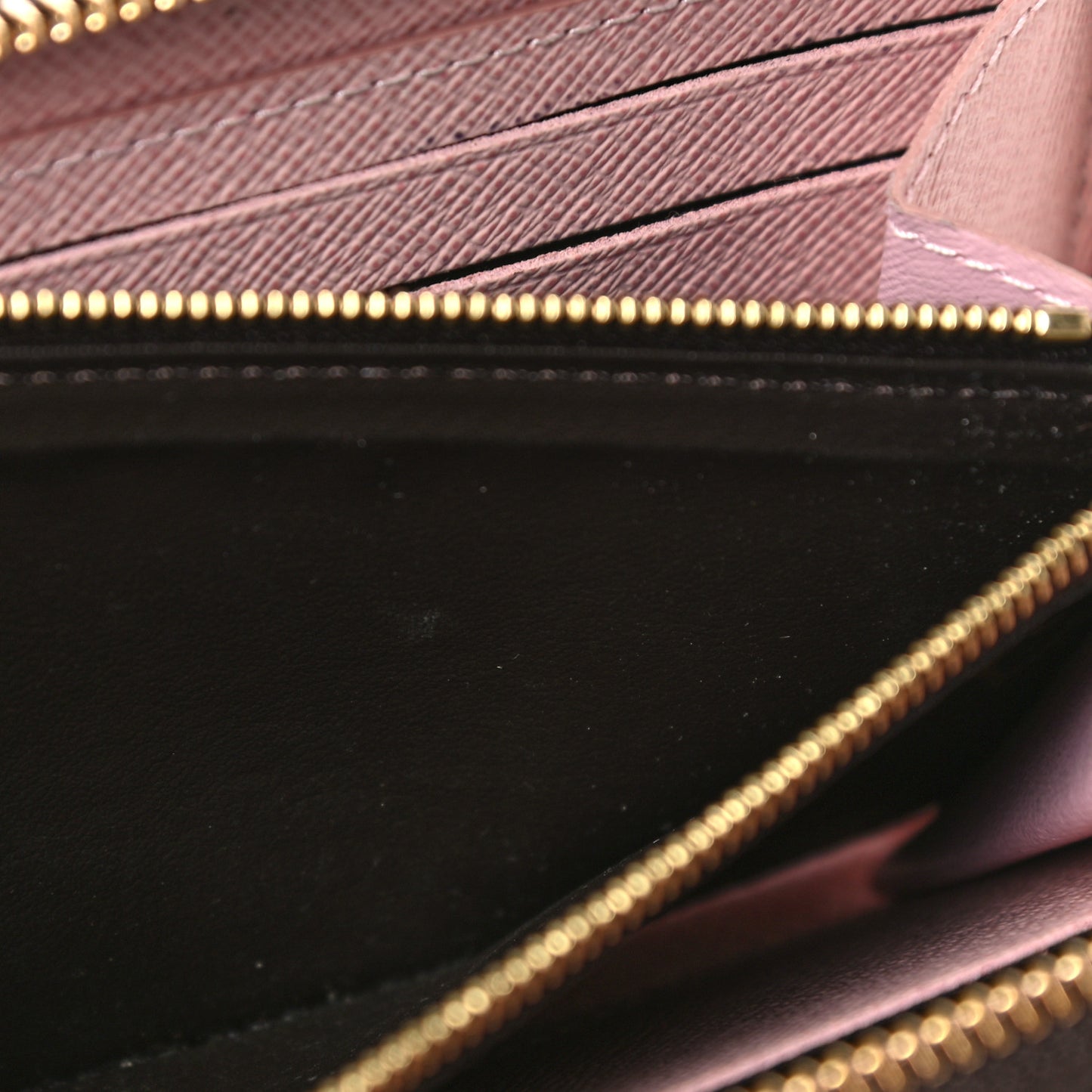 Monogram Clemence Wallet Rose Ballerine
