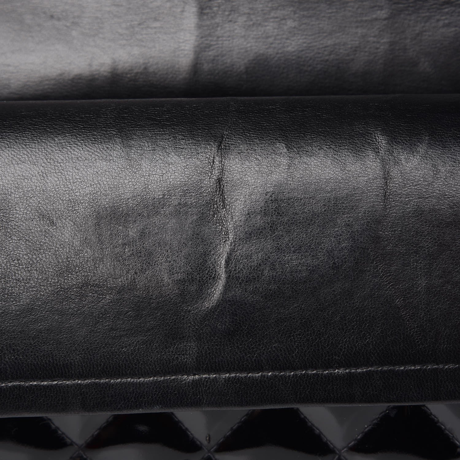 Chanel Patent Quilted Medium Double Flap Black 10 of 12