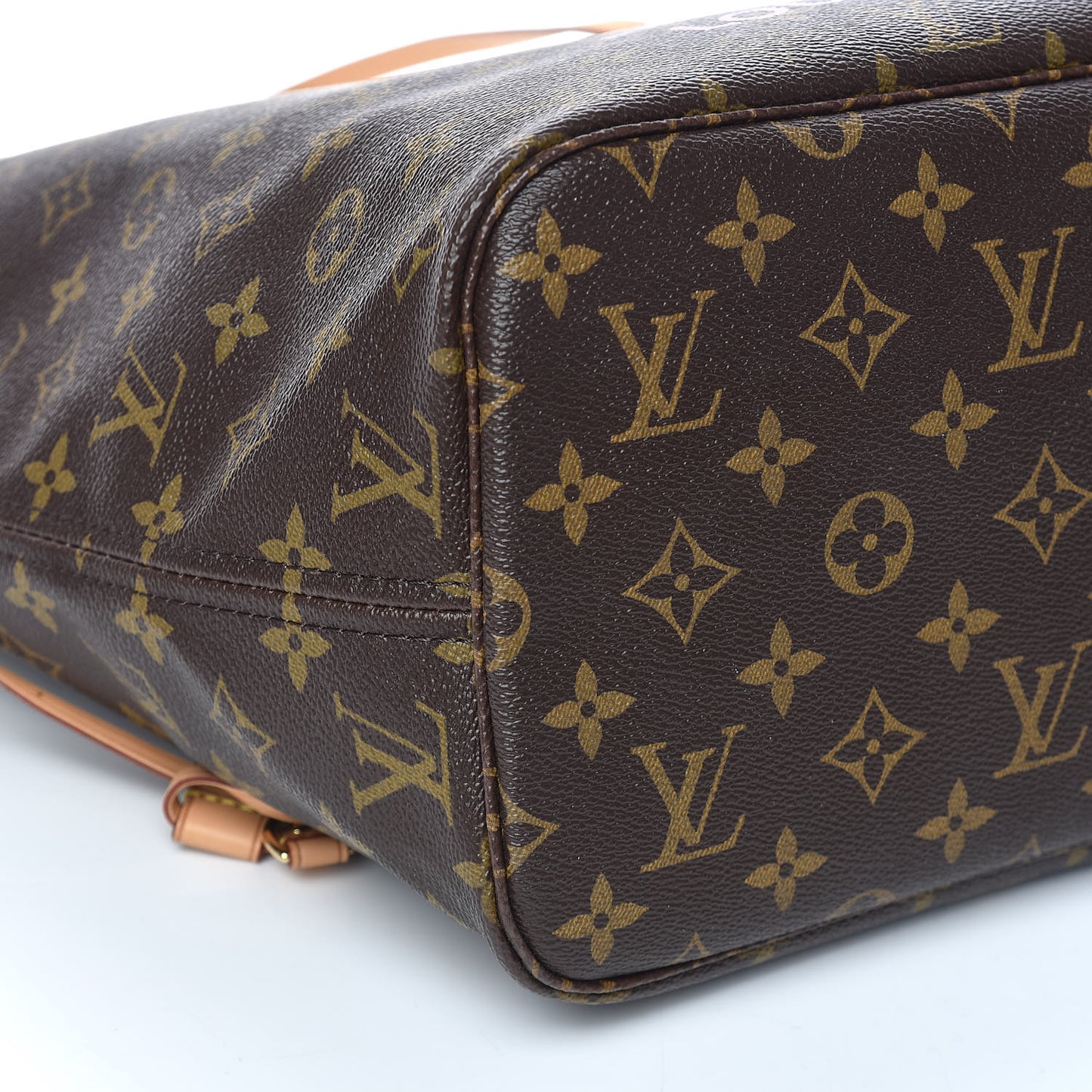 Monogram Capri V Neverfull MM Rose Ballerine