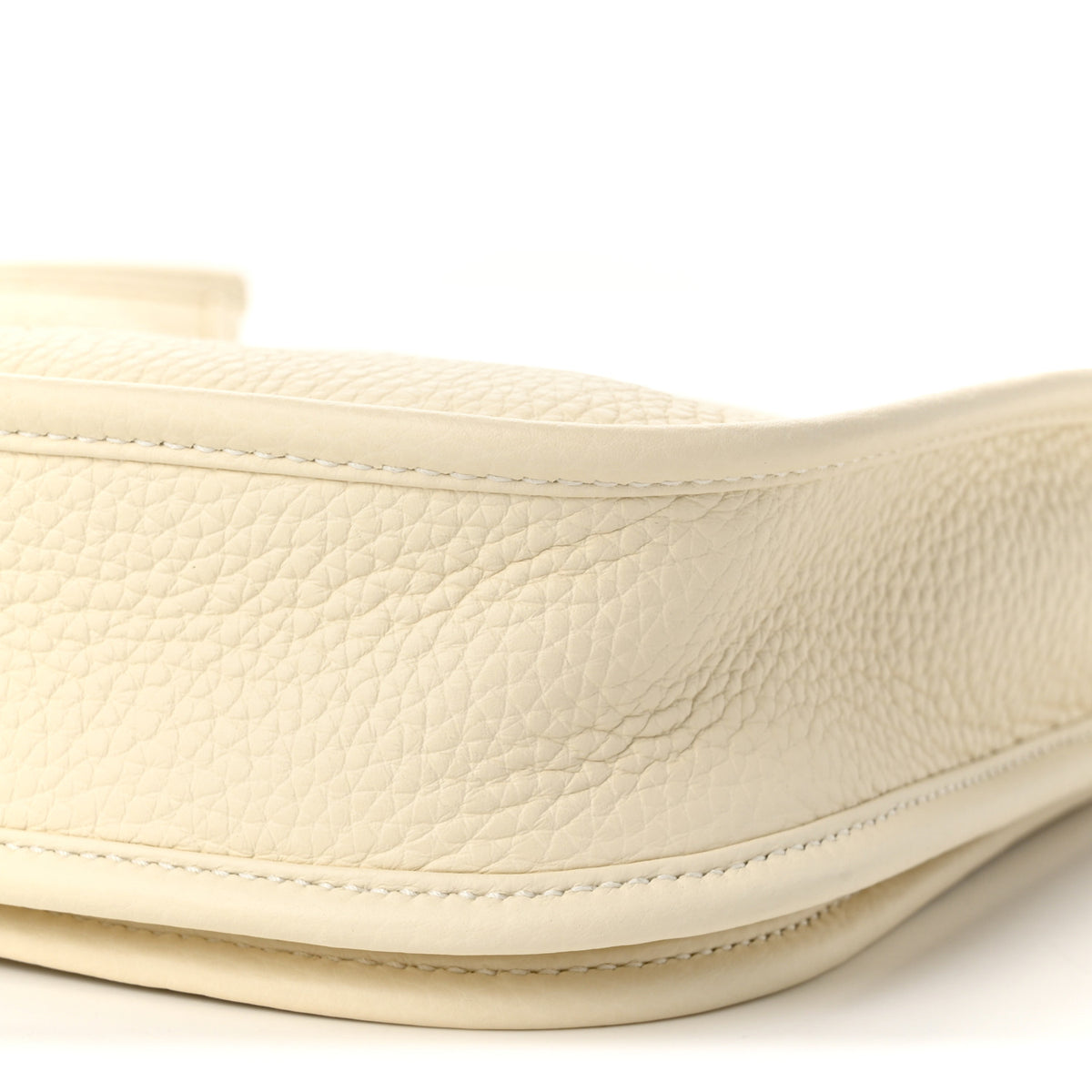 Hermes Taurillon Clemence Evelyne 23 Poche III Cream 10 of 11