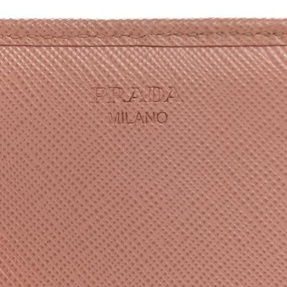 Prada Saffiano Metal Frame Continental Flap Wallet Orchidea 6 of 9