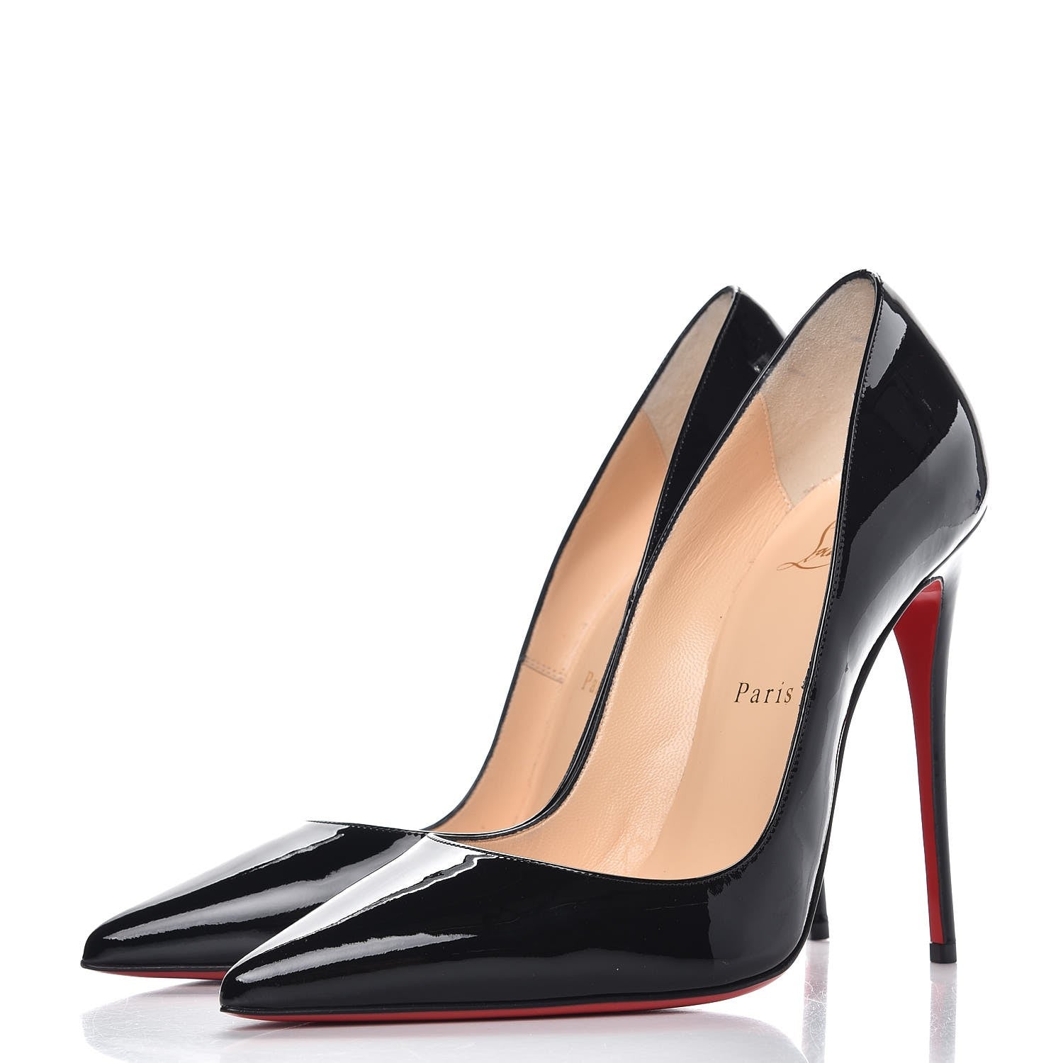 Christian Louboutin Patent So Kate 120 Pumps 38 Black 3 of 8