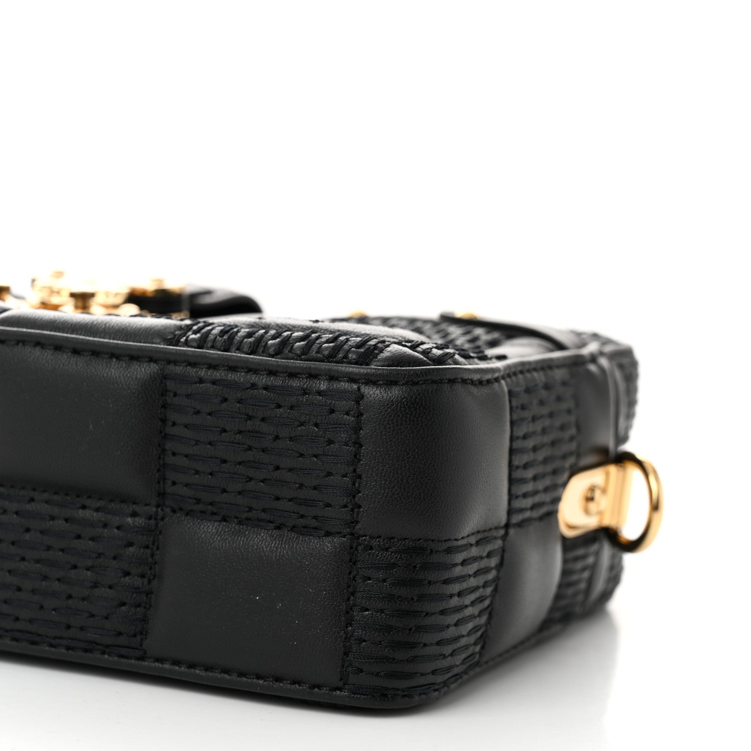 Louis Vuitton Lambskin Damier Quilt Troca PM Black 9 of 10
