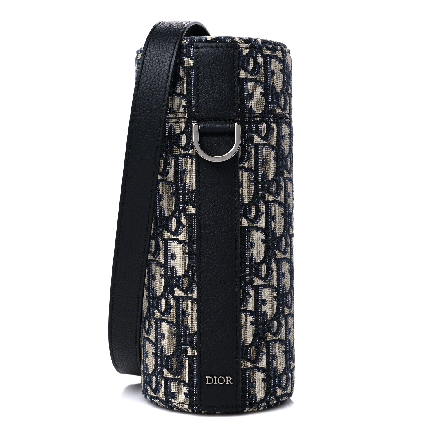 Christian Dior Oblique Vertical Roller Messenger Bag Blue 1 of 10