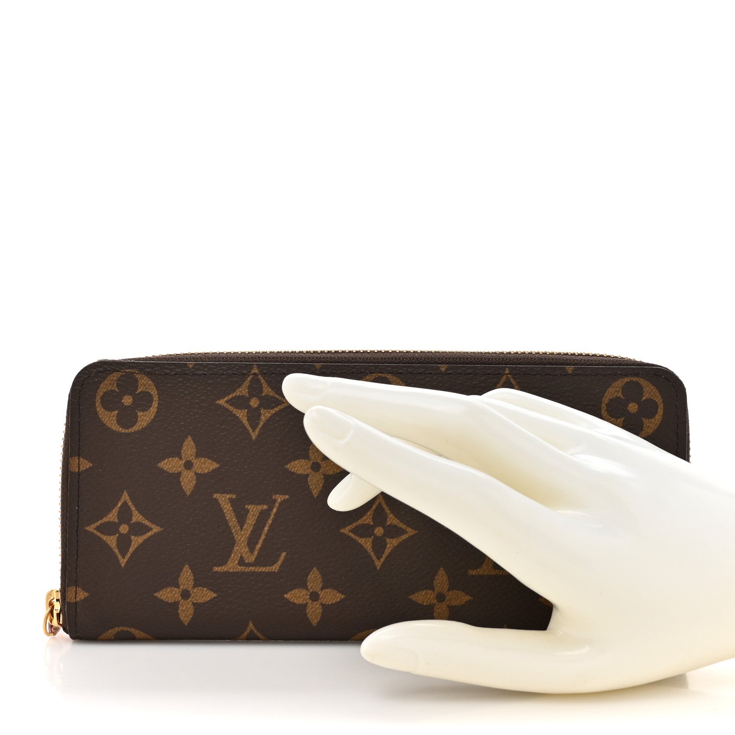 Louis Vuitton Monogram Clemence Wallet Rose Ballerine 2 of 10