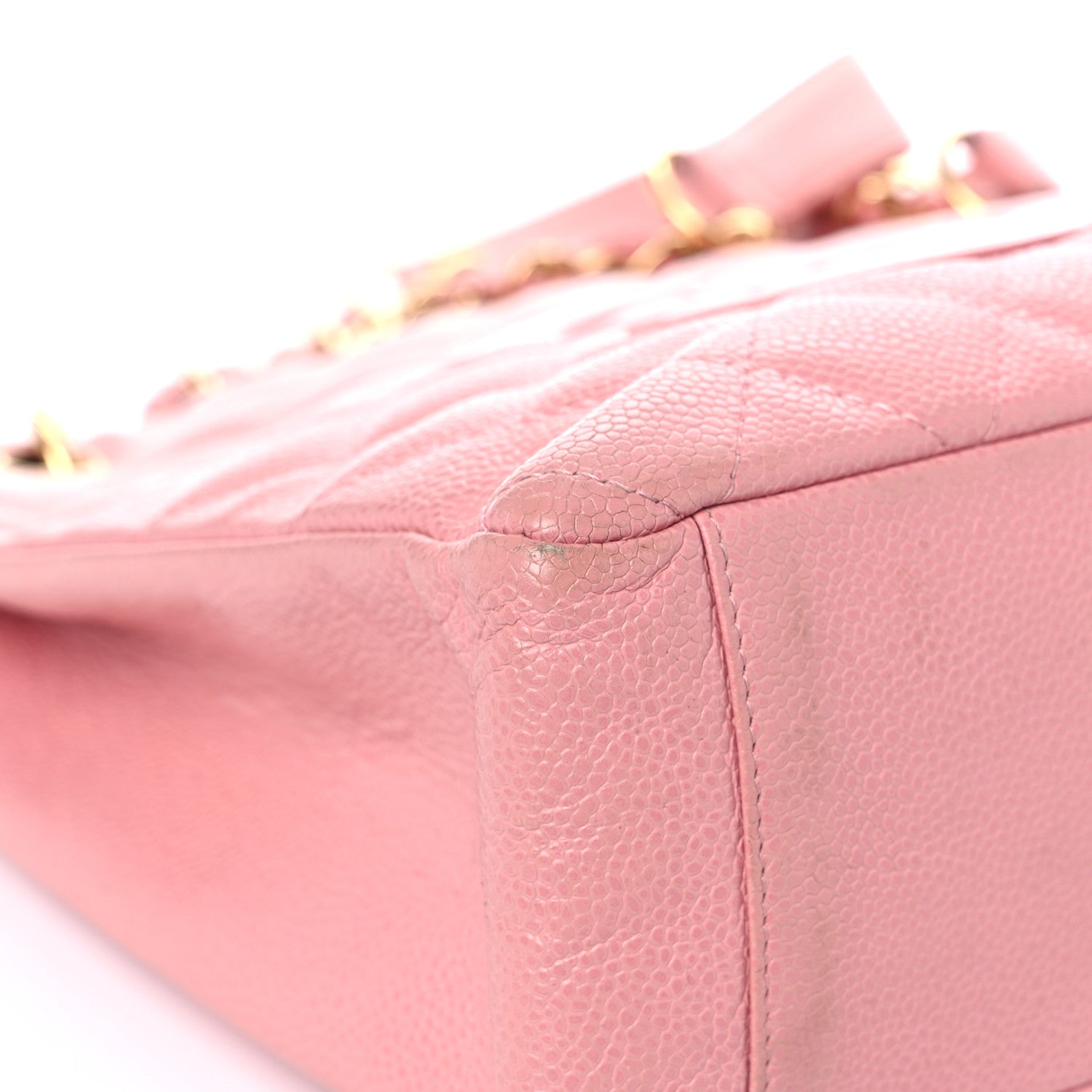 Chanel Caviar Quilted Petit Shopping Tote PST Pink 8 of 30